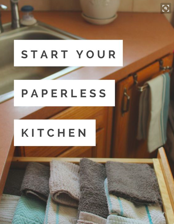  [자연주의] 종이타월 대체(Paperless) - 수건휴대 [미니멀리즘][캐나다 이민생활]
