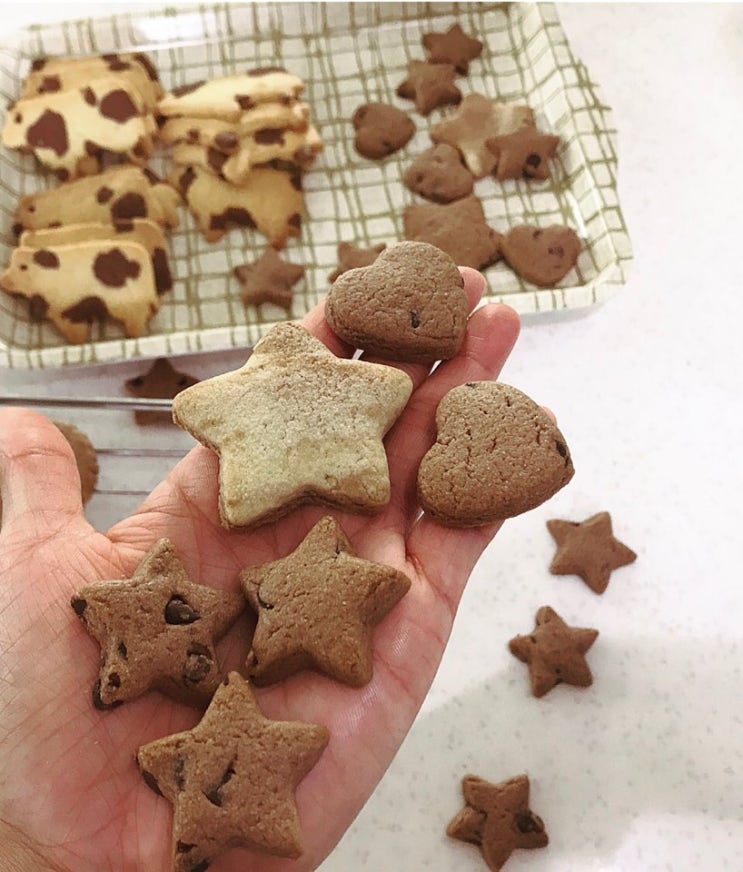 집에서 아이들과 동물 쿠키 만들기 (초간단 쿠키)
