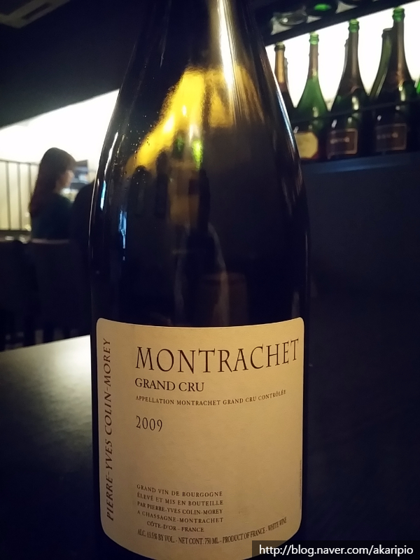 Pierre-Yves Colin-Morey, Montrachet Grand Cru, 2009 (피에르 이브 꼴랭 모레이, 몽라셰 (몽하쉐))