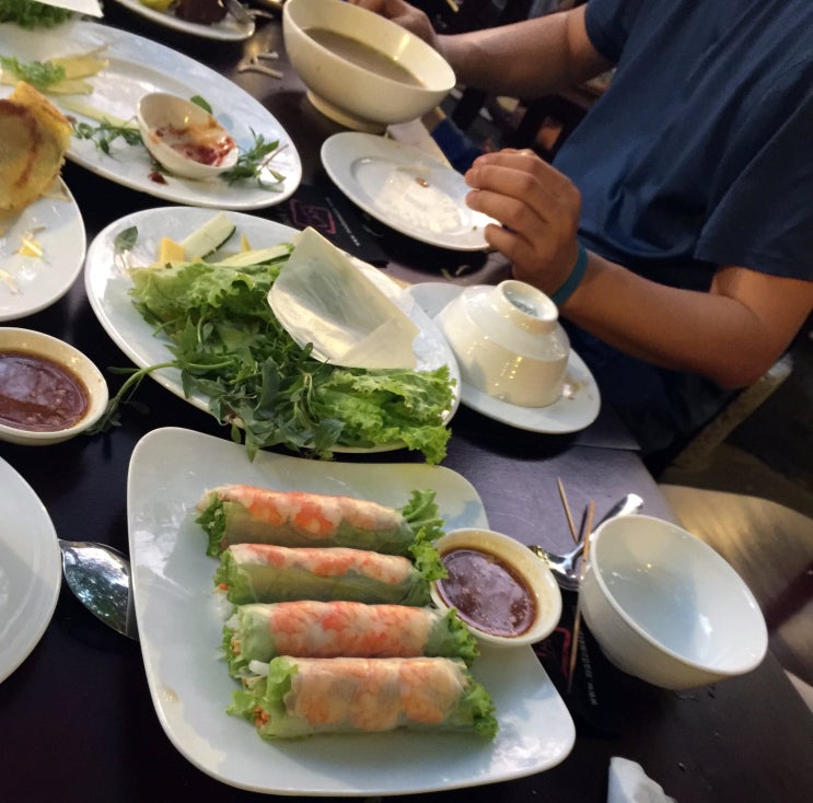 다낭맛집 마담란 메뉴 및 영수증 첨부