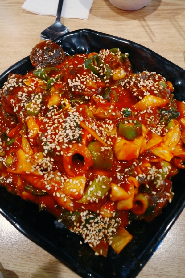  거제도맛집 고현시장 순대리아 순대볶음 콩국수 먹방