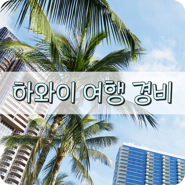  하와이 신혼여행. 하와이 자유여행 경비 총정리