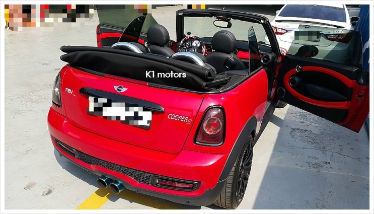  BMW정비센터 K1모터스 미니쿠페S 컨버터블 엔진오일과 끊어질뻔한 엔진벨트교환