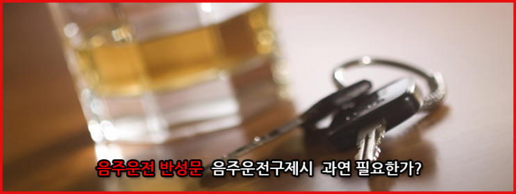  음주운전 반성문  음주운전구제시  과연 필요한가?