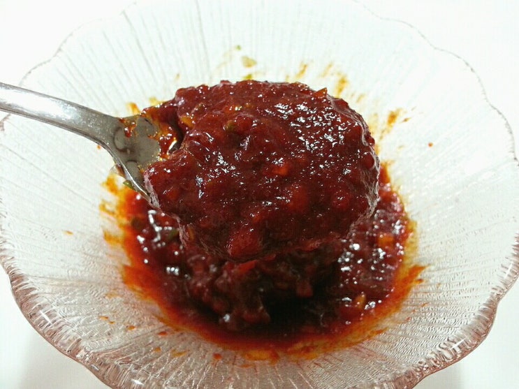  비빔국수 양념장 만들기 : 진짜 맛있는 황금비율 레시피 