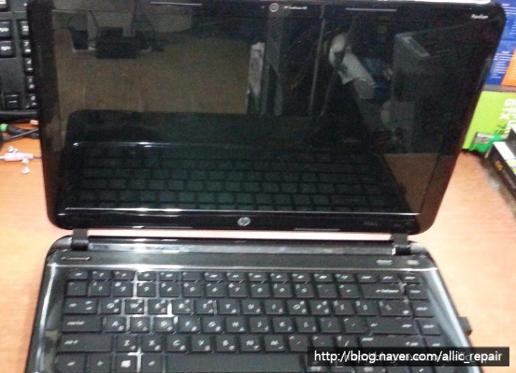  울산 노트북수리 HP 파빌리온 pavilion  / 수리 완료