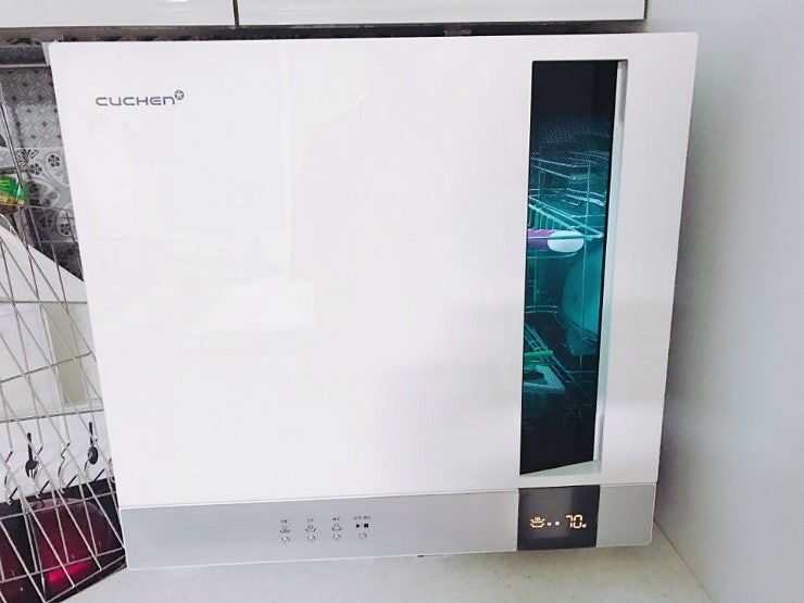 식기를 뽀송뽀송~쿠첸 자외선살균건조기 CSD-F089 :)
