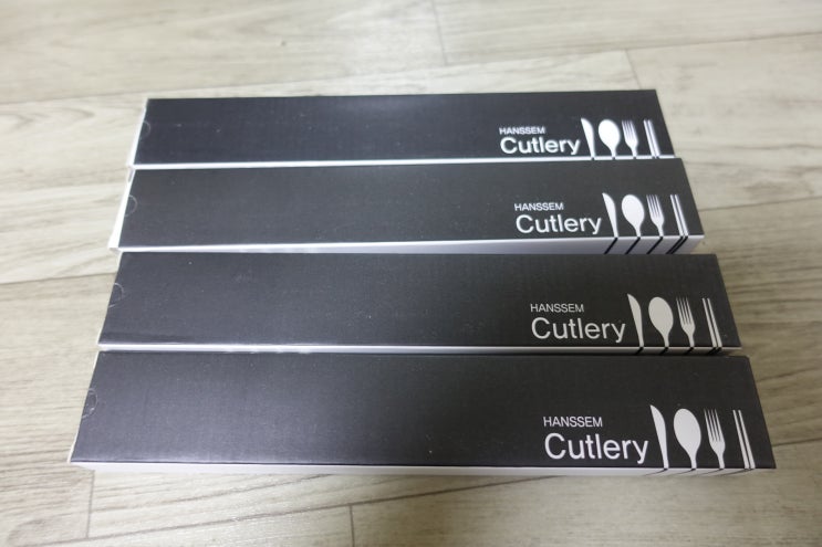  [수저세트] 한샘 따블르 피카 커트러리 4종 2인 세트