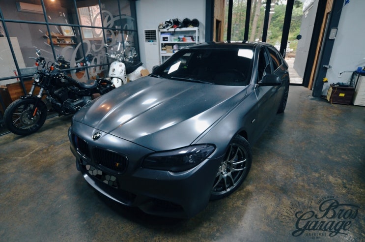 BMW 535d 랩핑 보험처리 By. Bros garage