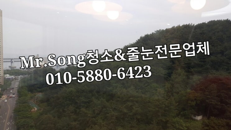  양산청소전문업체//Mr.Song청소&줄눈//부산민락동대우푸르지오48평이사청소