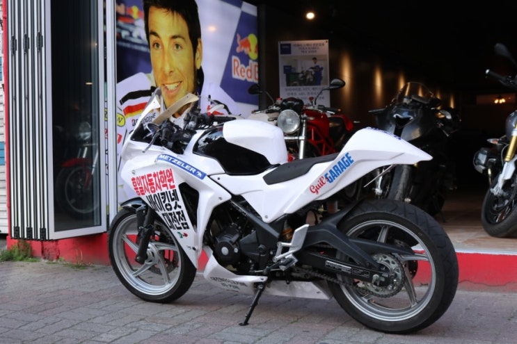  2015  내구레이스 참전 CBR250 정비 - [바이킹넷 대전점 길스개러지]