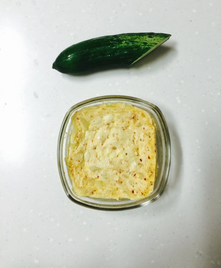 다이어트 8일차 (연두부계란찜)