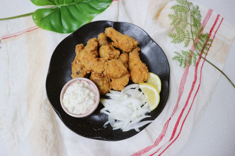 치킨파우더 없는 건강한 후라이드 치킨 (통밀가루, 닭안심) 11