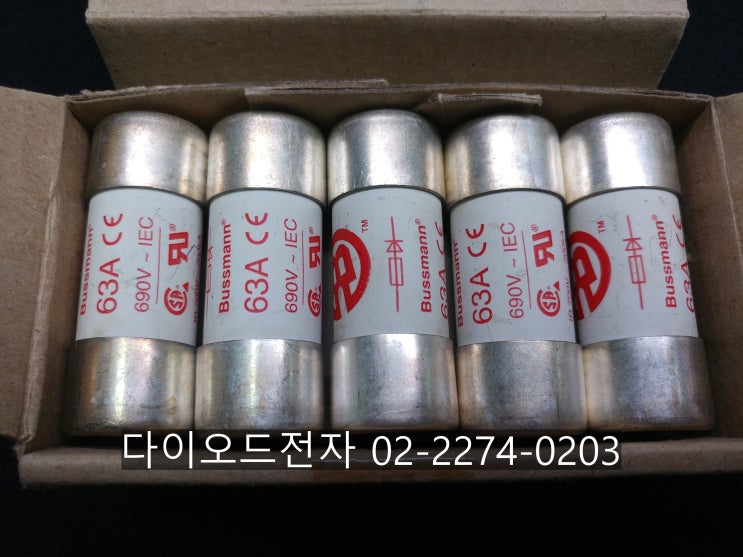  [특가판매] FWP-63A22FI / 부스만휴즈 / BUSSMANN FUSE / 63A 690V