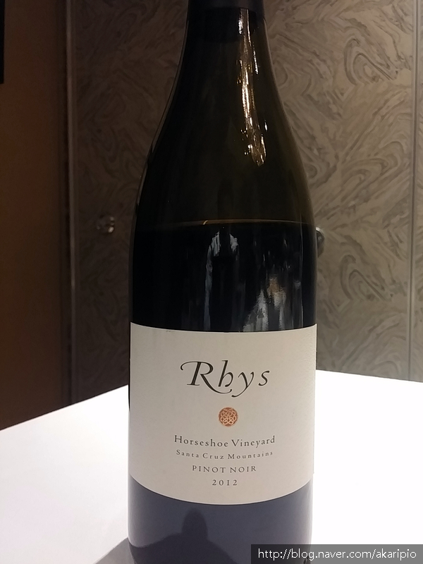  Rhys Vineyards, Horseshoe Vineyard Pinot Noir, Santa Cruz Mountains, 2012 (리스 빈야즈, 호스슈 빈야드 피노누아)