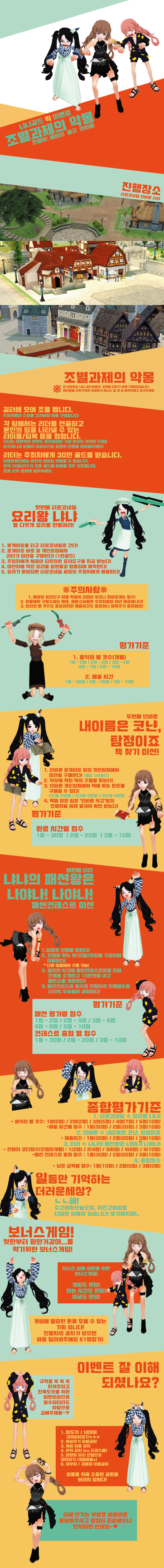  170606 · 하프서버 냐냐길드 이벤트 < 조별과제의 악몽 > 