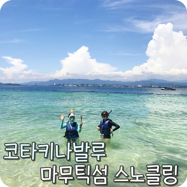  코타키나발루 여행. 섬투어 마무틱섬에서 스노클링 하기