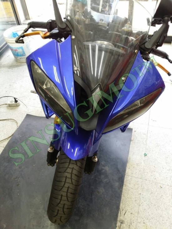  YAMAHA R6 2008년식  풀카울 교체작업 1 신스기모카울로 두둥두둥 