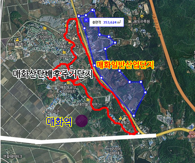 역세권 투자의 정답은 매실역세권 내에서 찾는다