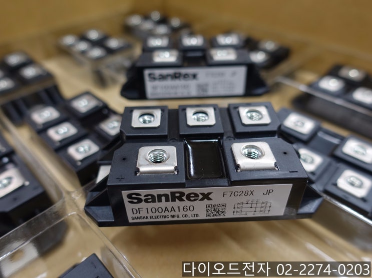  [특가판매] DF100AA160 / DF100AA120 / 일본 SANREX 산렉스 3상브릿지다이오드