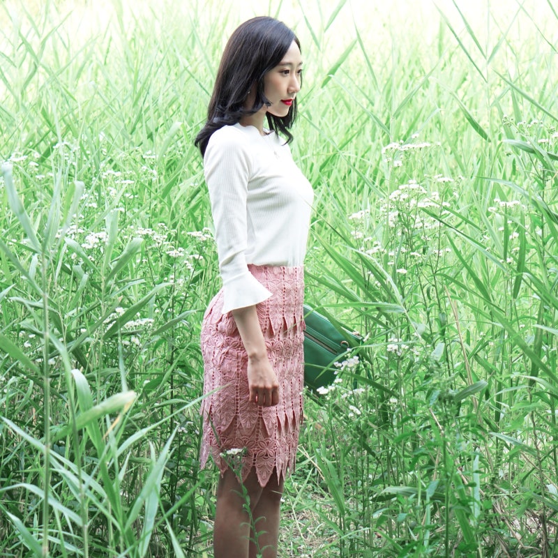 황정음 무자크 MUZAK 여름화보 스커트 코디