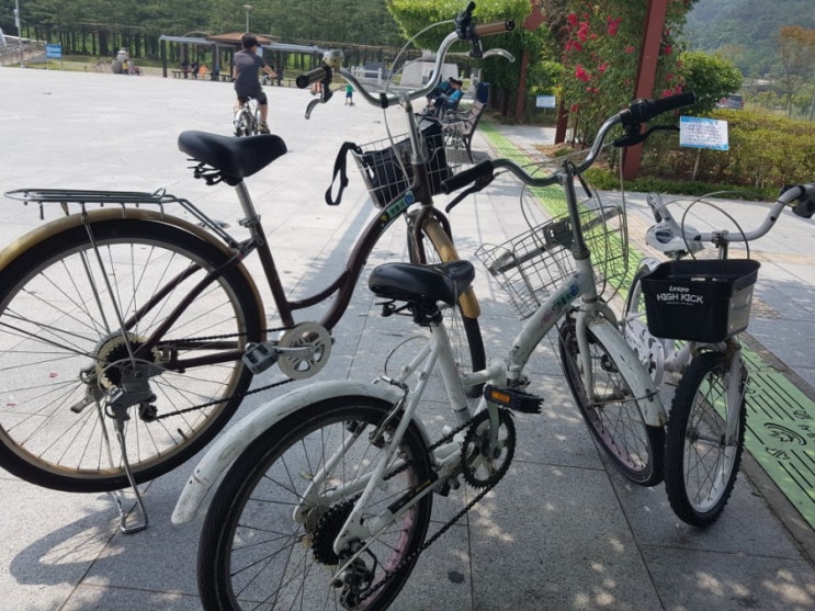  정읍 내장산 워터파크 자전거 대여해서 타기 좋아요~!