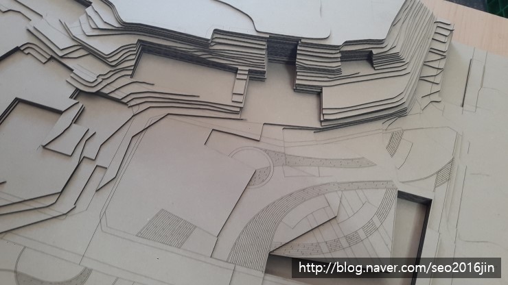 건축모형 - 2017 인천대학교 도시건축학부 졸업작품 제작기 (콘타 contour)