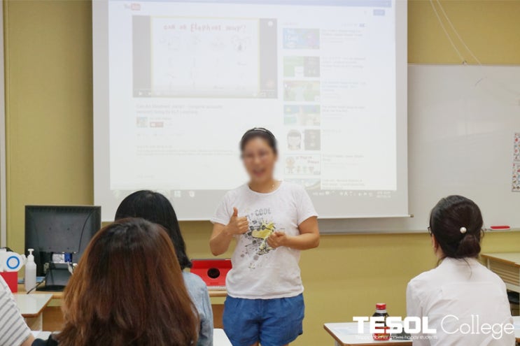  [부산테솔자격증/수업시연] 심화반 마이크로티칭 현장 - Action verb 배우기!