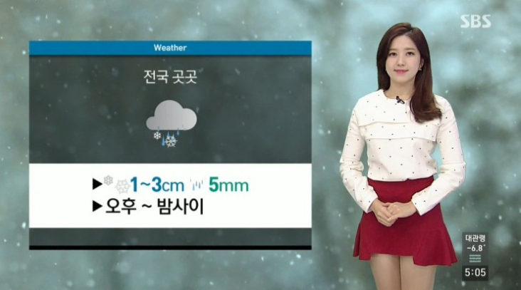 '참한 며느리상' SBS 이여진 기상캐스터