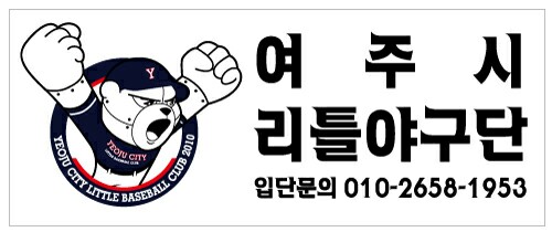  여주시리틀야구단선수모집