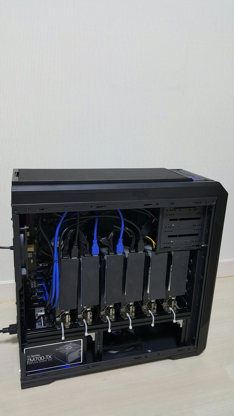 이더리움, 1050Ti 6way 채굴기 제작 : 네이버 블로그