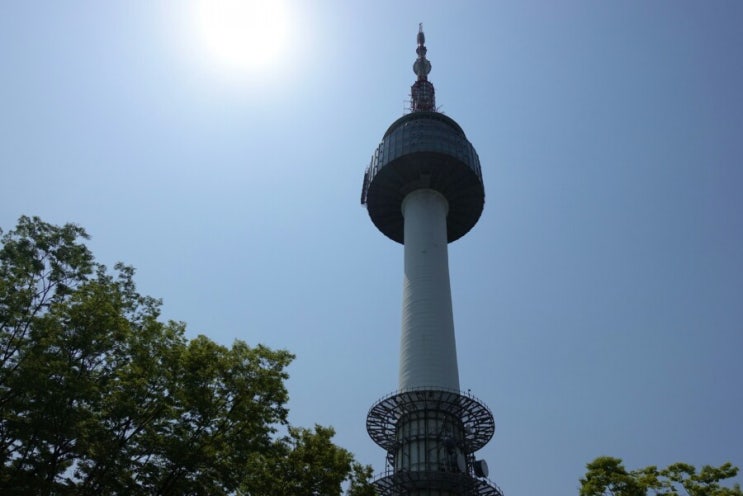  남산타워 경관 및 주차