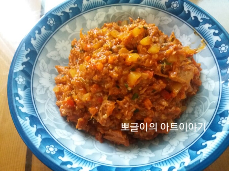  입맛없을땐  만들기  쉬운  참치고추장 만들기