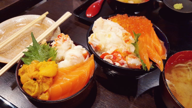  훗카이도 삿포로자유여행 3박4일 2일차 - 니조시장, 오히소, 삿포로 카이센동, 오타루, trial 마트, 다루마6.4 징기스칸