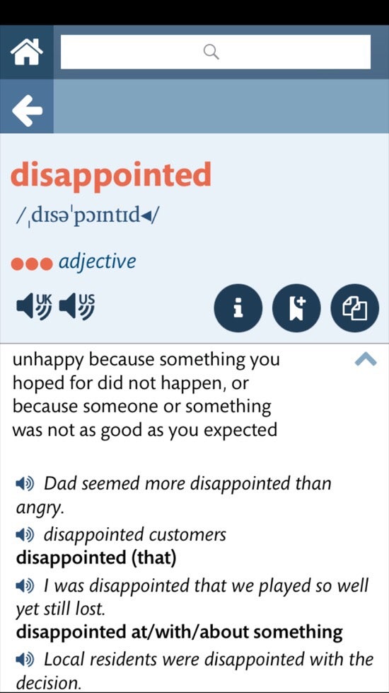 토익필수어휘 1620 : disappointing / disappointed : 네이버 블로그