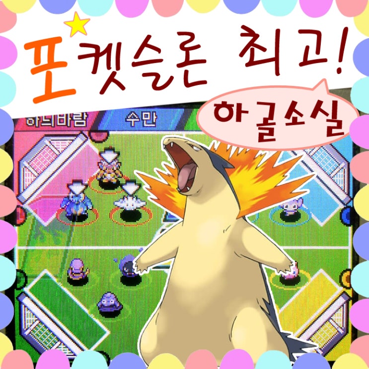  포켓슬론 포켓몬스터 하트골드 소울실버 즐거워요