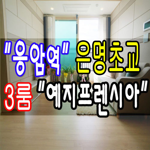  은평구 응암동 응암역 6호선빌라 신축 3룸 예지프렌시아 은명초, 응암이마트 초근접 채광 및 전망 좋은집