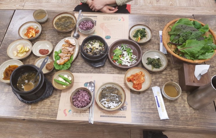  담양맛집 보자기 후기# 강된장우렁쌈밥 추천!!