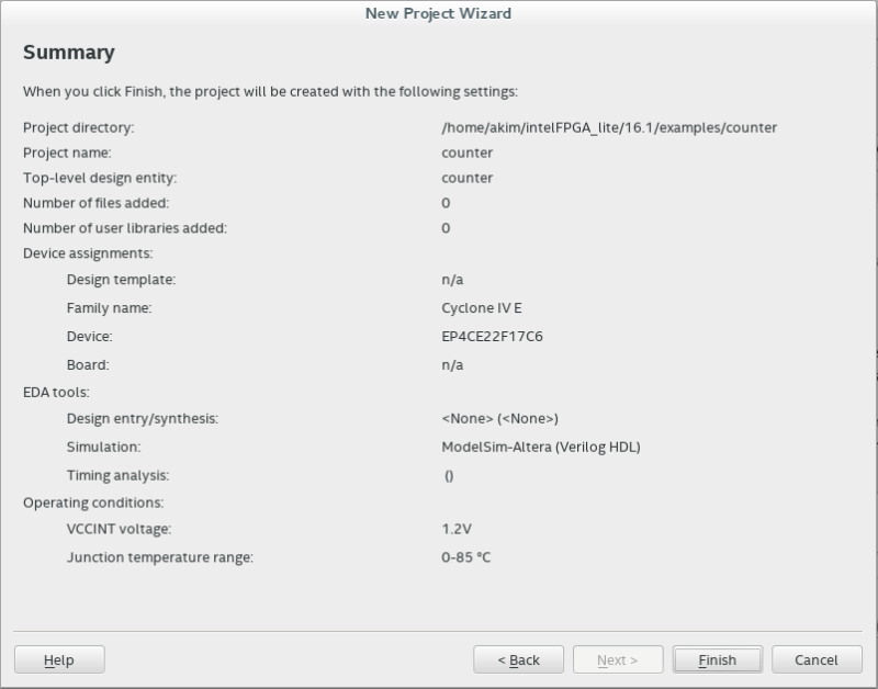 Quartus Prime Example project - Counter : 네이버 블로그