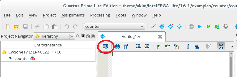 Quartus Prime Example project - Counter : 네이버 블로그