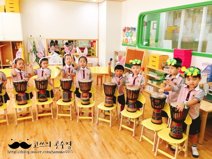  어린이집 유아젬베수업^^