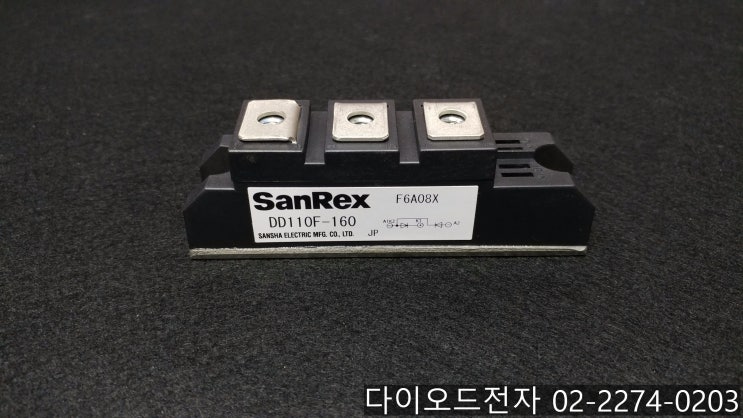  [특가판매] DD110F-160 / SANREX 다이오드모듈 / 110A 1600V