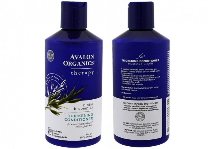  머릿결도 신경쓰자 아발론 오가닉스 비오틴 컨디셔너로 - Avalon Organics, Thickening Conditioner, Biotin B-Complex Therapy