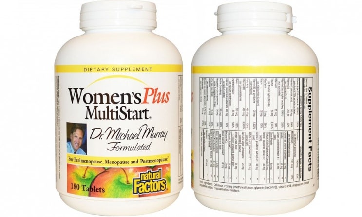  내츄럴 팩터스 여성 종합비타민 소개 - Natural Factors, Women's Plus MultiStart