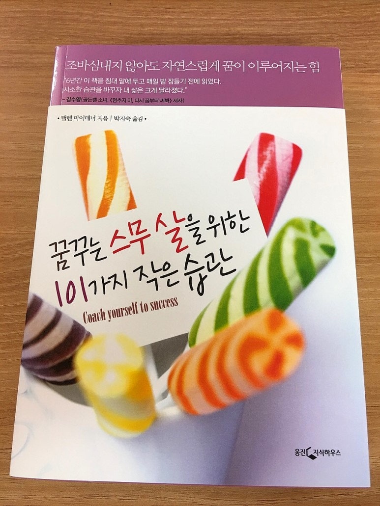 0021-5] 꿈꾸는 스무살을 위한 101가지 작은 습관, Coach yourself to success - 탤렌 마이데너 지음,  박지숙 옮김 : 네이버 블로그, image size:773x1031