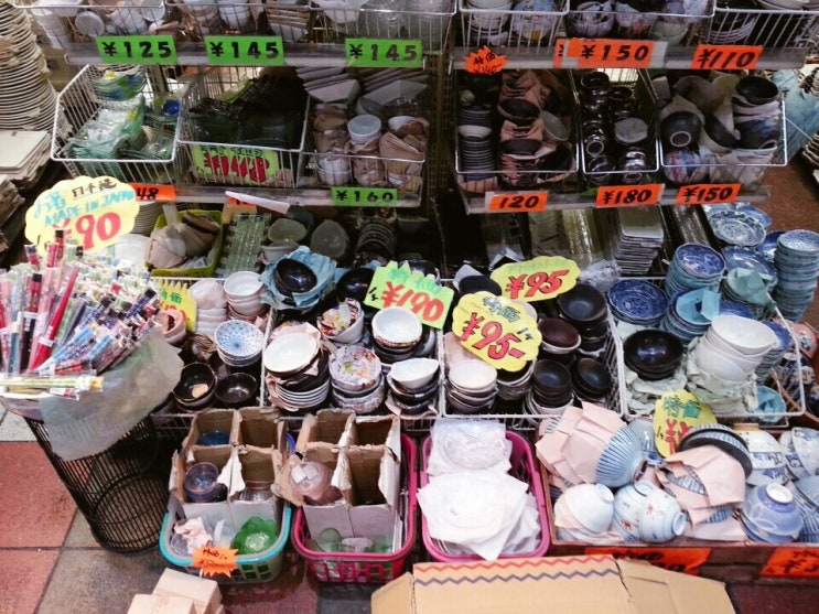 [일본/오사카] 도구야스지 그릇 시장 · 주방용품 거리 / 예쁘고 저렴한 그릇이 가득!
