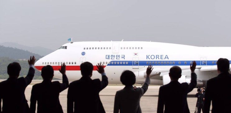  티비조선의 뒤바퀸 전용기! 문재인 대통령 한미정상회담 위해 미국출국