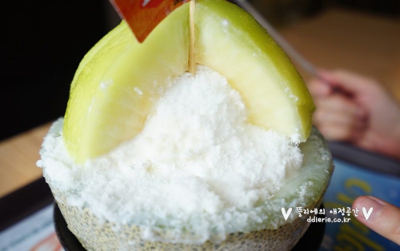 설빙 메뉴추천 요거통통메론빙수 : 네이버 블로그