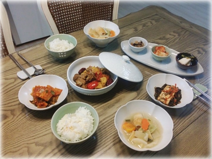  광주요 상차림 - 갈비찜