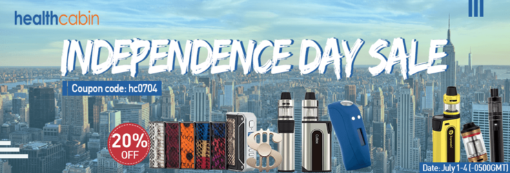 [HealthCabin] 20% Independence Day Sale 독립기념일 20% 세일